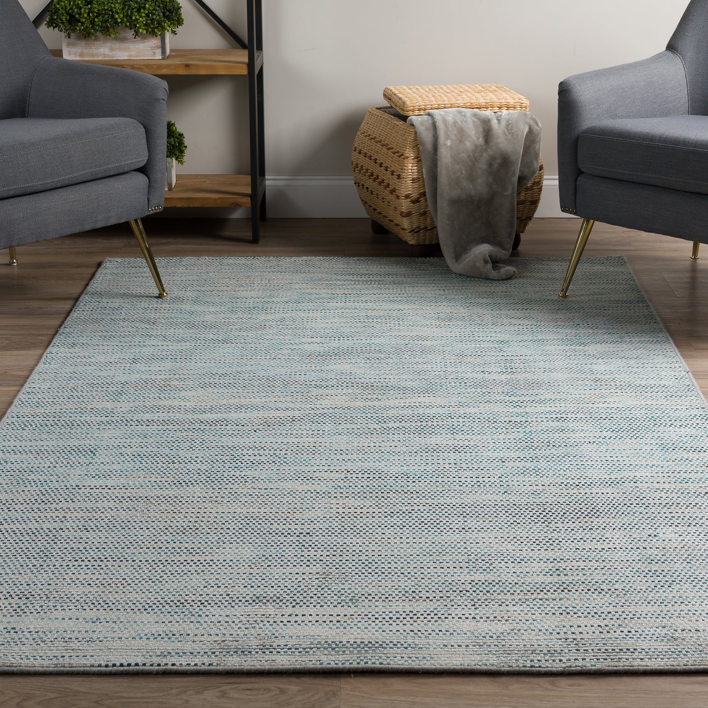 Zion ZN1 Pewter Rug